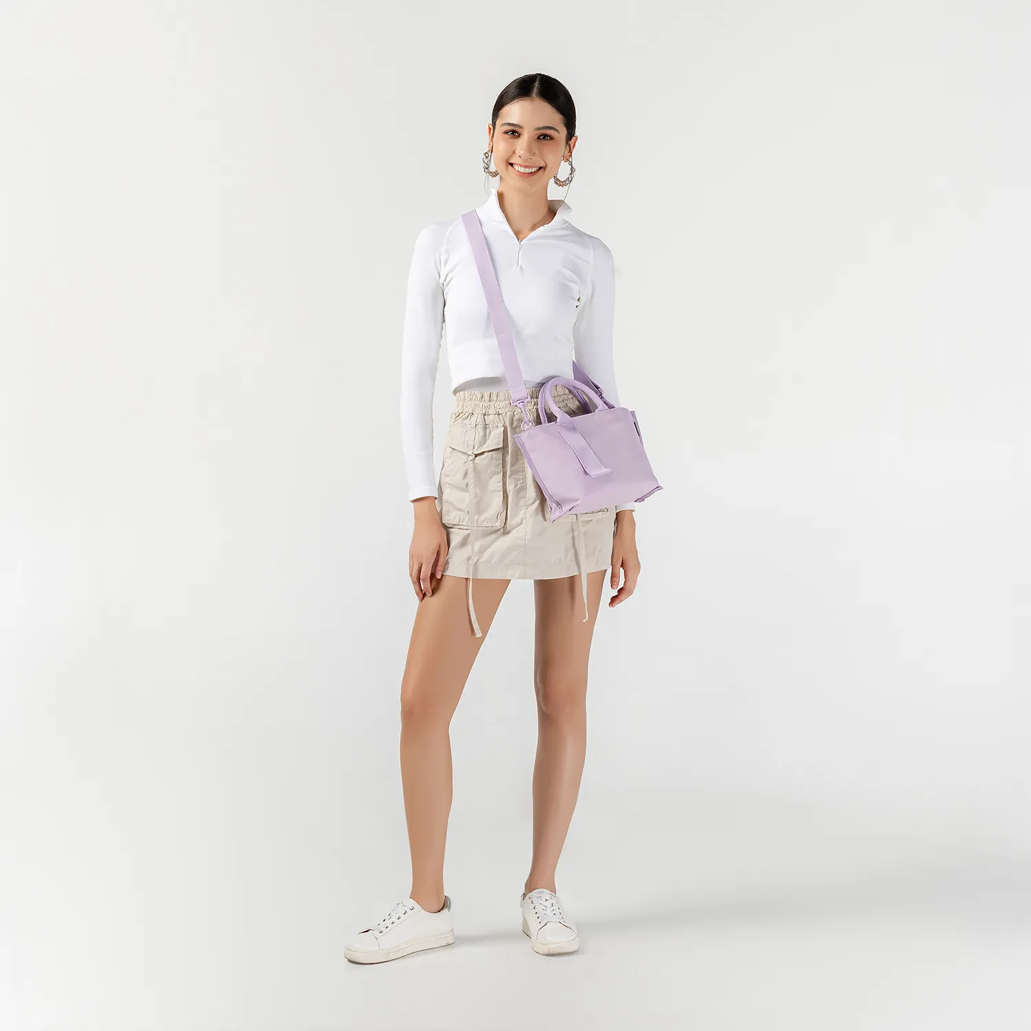 ESLONA MINI CROSSBODY BAG - LILAC